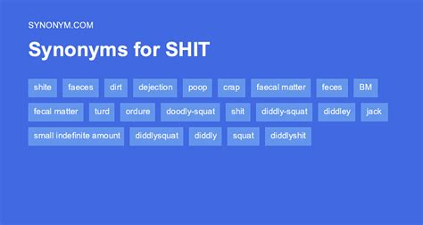 shit synonym
